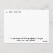 LA BREA TEERGRUBEN #2 Postkarte (Rückseite)