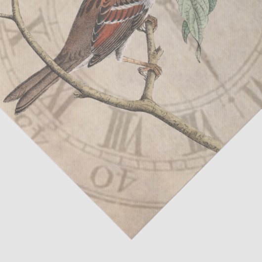 La-Butike-Vogel Decoupage Blatt Seidenpapier (Detail)