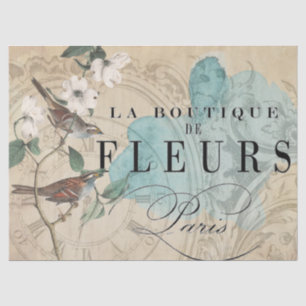 La-Butike-Vogel Decoupage Blatt Seidenpapier