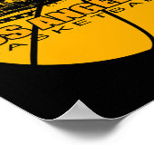 La Bysketbyll Lover Gift - Los Angeles Bysketbyll Poster (Ecke)