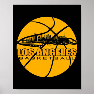La Bysketbyll Lover Gift - Los Angeles Bysketbyll Poster