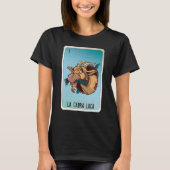 La Cabra Loca Mexican Slang Lottery Bingo Cards T-Shirt (Vorderseite)