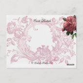 la cage aux oiseaux (The Birdcage) Postkarte (Rückseite)