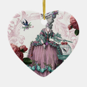 la cage aux oiseaux (Vogelkäfig) Keramikornament