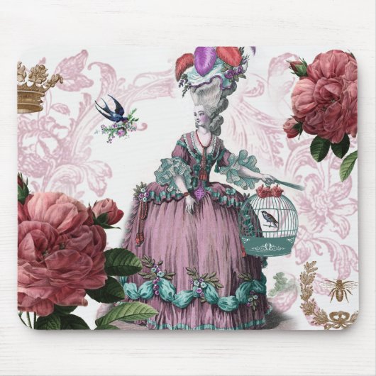 la cage aux oiseaux (Vogelkäfig) Mousepad (Vorne)