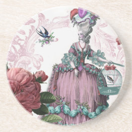 la cage aux oiseaux (Vogelkäfig) Sandstein Untersetzer