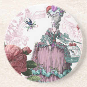 la cage aux oiseaux (Vogelkäfig) Sandstein Untersetzer