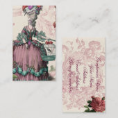 la cage aux oiseaux (Vogelkäfig) Visitenkarte (Vorne/Hinten)