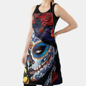 La Calavera Catrina Halloween Day of the Dead Schürze (InSitu)