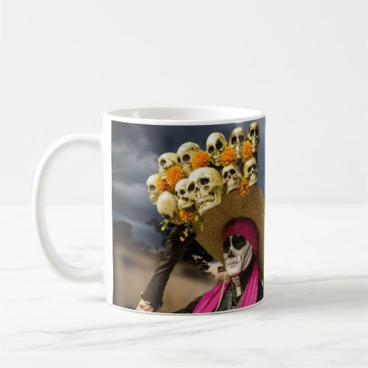La Calavera Catrina Kaffeetasse (Links)