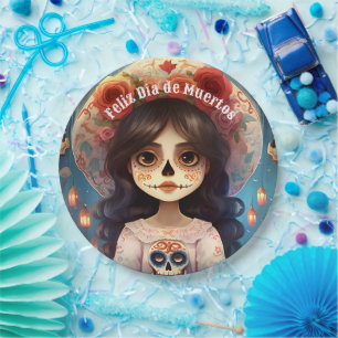 🌹 La Calavera Catrina: 🌹 Pappteller