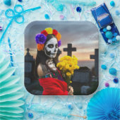 La Calavera Catrina Pappteller (Party)