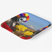 La Calavera Catrina Pappteller (Gewinkelt)