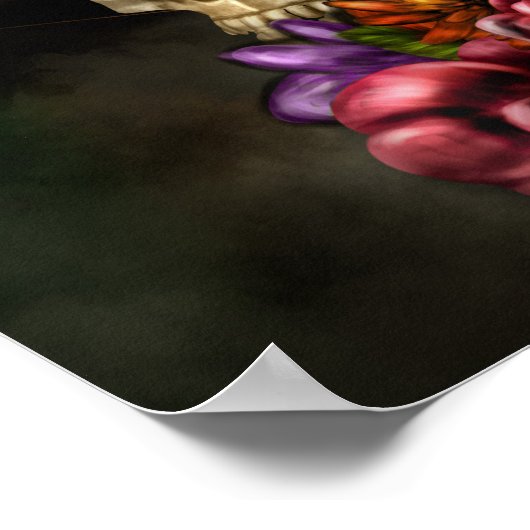 La Calavera Catrina Poster (Ecke)