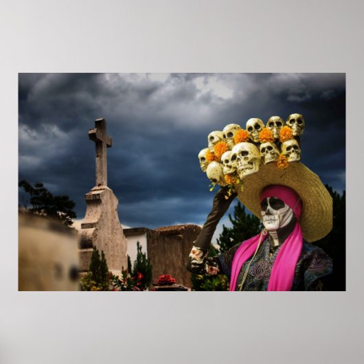 La Calavera Catrina Poster (Vorne)