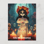 🌹 La Calavera Catrina: 🌹 Postkarte (Vorderseite)