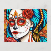 La Calavera Catrina Postkarte (Rückseite)