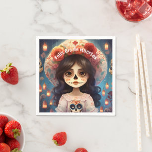 🌹 La Calavera Catrina: 🌹 Serviette