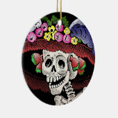 La Calavera Catrina [Verzierung] Keramik Ornament (Rechts)