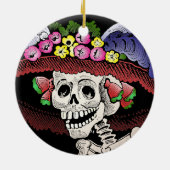 La Calavera Catrina [Verzierung] Keramik Ornament (Hinten)