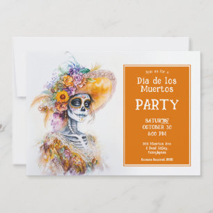 💀 La Calavera Catrinas Party-Parade Einladung