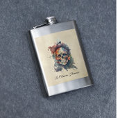 La Calavera Hermosa, Brauch Flachmann