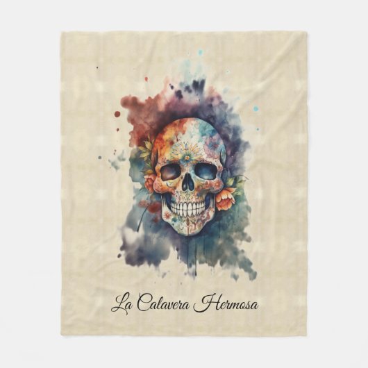 La Calavera Hermosa, Brauch Fleecedecke (Vorderseite)