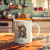 La Calavera Hermosa, Brauch Kaffeetasse