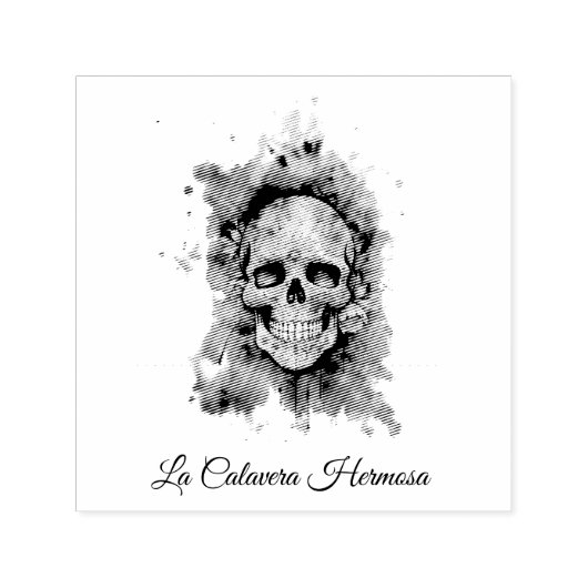 La Calavera Hermosa, Brauch Permastempel (Design)