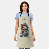 La Calavera Hermosa, Brauch Schürze (Getragen)