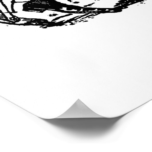 La Calavera Revuelta von José Guadalupe Posada Poster (Ecke)