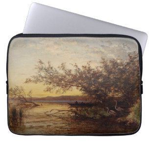 La Camargue, Coucher De Soleil - Félix Ziem Laptopschutzhülle