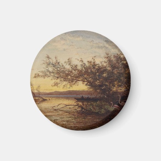 La Camargue, Coucher De Soleil - Félix Ziem Magnet (Vorne)