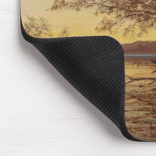 La Camargue, Coucher De Soleil - Félix Ziem Mousepad (Ecke)