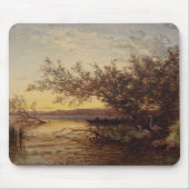 La Camargue, Coucher De Soleil - Félix Ziem Mousepad (Vorne)