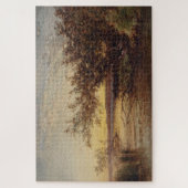 La Camargue, Coucher De Soleil - Félix Ziem Puzzle (Vertikal)