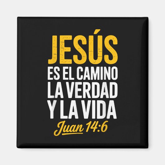 La Camisa De Jesus En Espanol Christian Spanish  Magnet (Vorne)