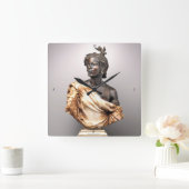 La Capresse des Colonies Wall Clock Quadratische Wanduhr (Zuhause)