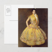 La Carmencita, 1890 Postkarte (Vorne/Hinten)