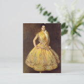 La Carmencita, 1890 Postkarte (Stehend Vorderseite)