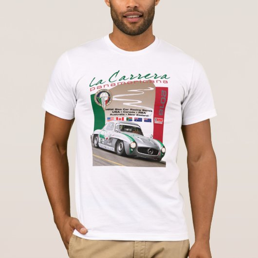 La Carrera Panamericana Rennen-MB 2016 Gullwing T-Shirt (Vorderseite)