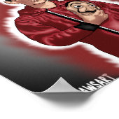 LA CASA DE PAPEL - GELD HEIST - BERLIN COVERART POSTER (Ecke)