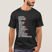 La casa de papel name T-Shirt (Vorderseite)