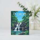 La Cascade Elfenbeinküste Postkarte (Stehend Vorderseite)
