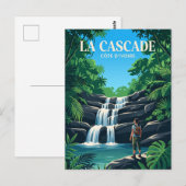 La Cascade Elfenbeinküste Postkarte (Vorne/Hinten)