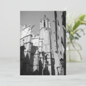 La Catedral Gargoyle Invitation (Barcelona, Spanie Einladung (Stehend Vorderseite)