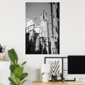 La Catedral Gargoyles Foto Poster (Heimbüro)