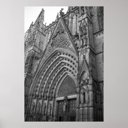 La Catedral Poster Print (Barcelona, Spanien) (Vorne)