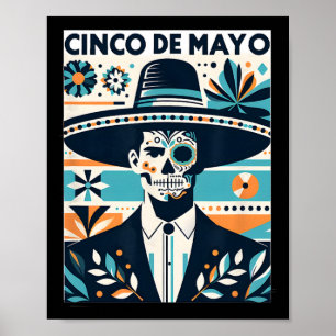 La Catrina Cinco De Mayo Herrliche Fiesta Poster