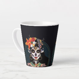 LA CATRINA Halloween Black Coffee Tasse